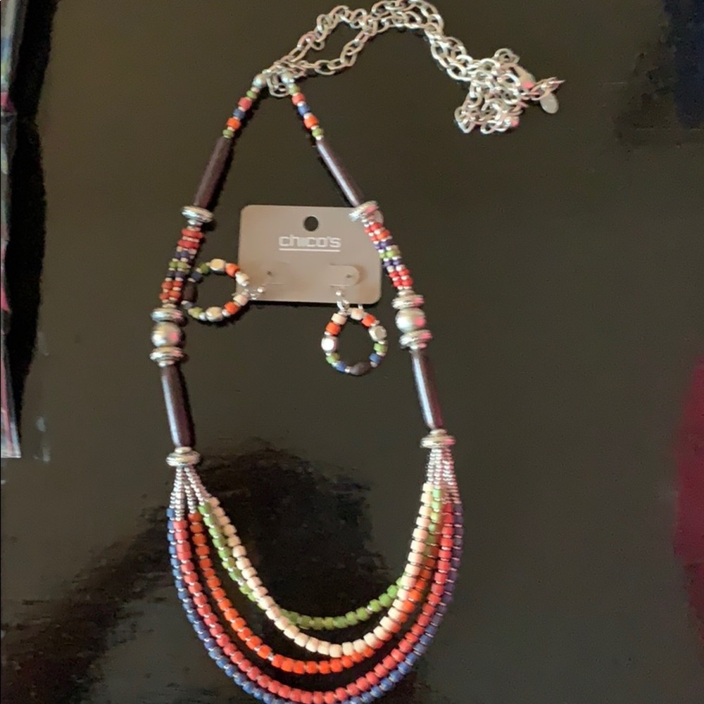 CHICOS MULTI COLORED SET